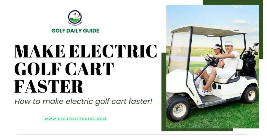 How to make electric golf cart faster